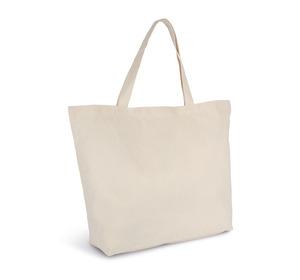 Kimood KI0292 - Extra-large shopping bag in cotton Natural