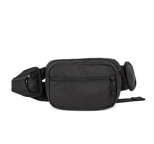 Kimood KI0371 - Large recycled bum bag with side pocket Black