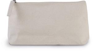 Kimood KI0728 - Cotton canvas toiletry bag Natural