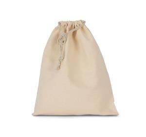 Kimood KI0747 - Cotton bag with drawcord closure Natural