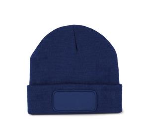 K-up KP890 - Recycled beanie with patch Royal Blue