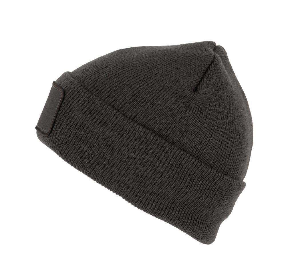 K-up KP894 - Beanie with patch and Thinsulate lining