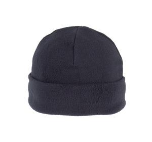 K-up KP884 - Recycled microfleece beanie with turn-up Navy