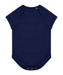 Larkwood LW655 - Short-sleeved organic cotton baby grow