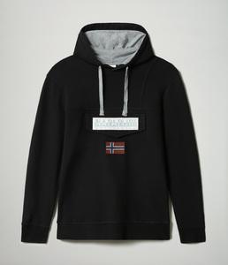 NAPAPIJRI NP0A4F9F - Burgee SUM 3 hooded sweatshirt Black