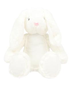 Mumbles MM060 - Print me cuddly toy. White Bunny