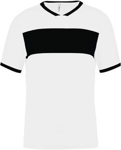 PROACT PA4001 - Kids’ short-sleeved jersey White / Black