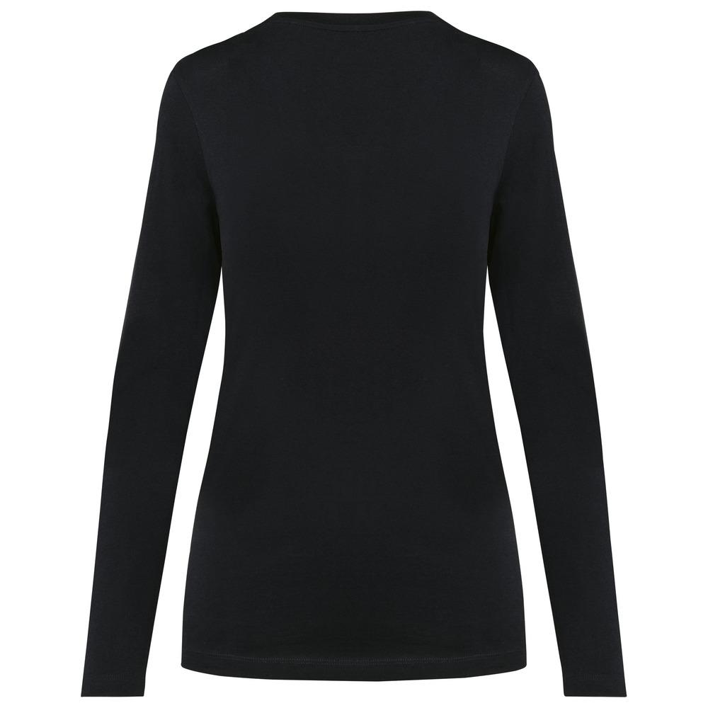 Kariban Premium PK307 - Ladies' V-neck long-sleeved Supima® t-shirt