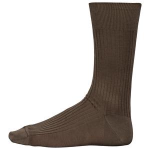 Kariban Premium PK801 - Men’s 4x2 rib cotton Scottish lisle thread socks Chocolate