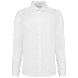 Kariban Premium PK506 - Men's long-sleeved twill shirt White
