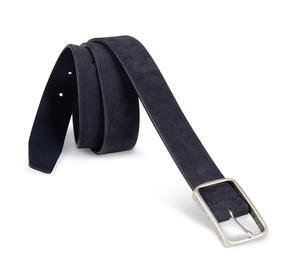 Kariban Premium PK822 - Men's velvet leather belt Deep Navy