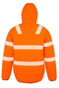 Result R500X - Recycled ripstop padded safety jacket Fluorescent Orange