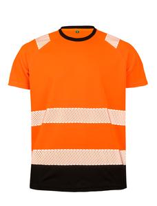 Result R502X - Recycled safety t-Shirt Orange / Black