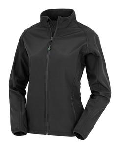 Result R901F - Ladies' recycled softshell jacket Black