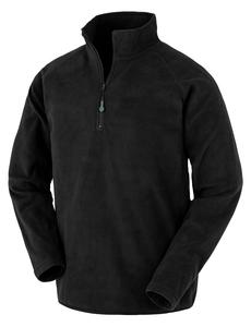 Result R905X - Recycled microfleece zipped neck Black