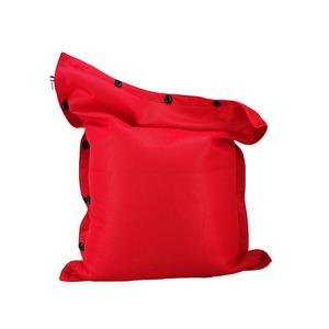Shelto SH100 - Pouf with removable cover – Small size Red