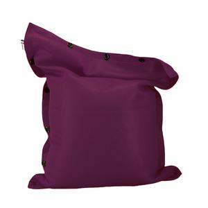 Shelto SH130 - Pouf with removable cover – Medium size Purple
