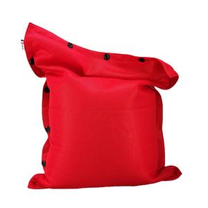 Shelto SH130 - Pouf with removable cover – Medium size Red