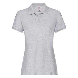 Fruit of the Loom SC63030 - Premium ladies’ polo shirt Heather Grey