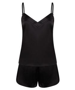 Towel City TC057 - Camisole and shorts pyjama set Black