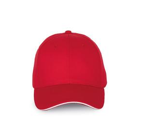 K-up KP191 - Cap with contrasting sandwich peak - 6 panels