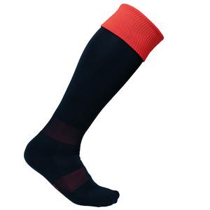 PROACT PA0300 - Two-tone sports socks Black / Sporty Red