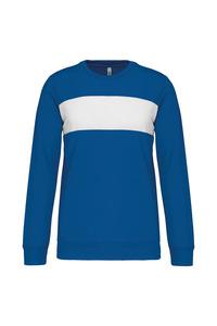 PROACT PA374 - Kids' polyester sweatshirt Sporty Royal Blue / White