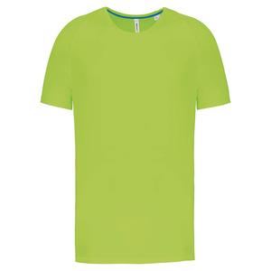 PROACT PA4012 - Men's recycled round neck sports T-shirt Lime