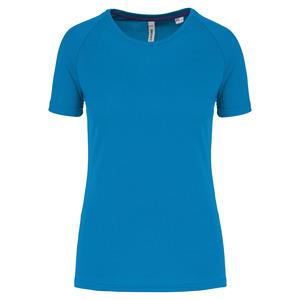 PROACT PA4013 - Ladies' recycled round neck sports T-shirt Aqua Blue