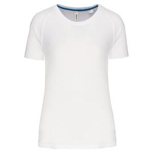 PROACT PA4013 - Ladies' recycled round neck sports T-shirt White