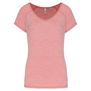 PROACT PA4020 - Ladies eco-friendly Sports T-shirt Marl Pink