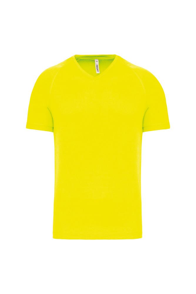 PROACT PA476 - Men's V-neck short-sleeved sports T-shirt