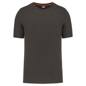 WK. Designed To Work WK302 - Men's eco-friendly crew neck T-shirt Dark Grey