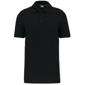 WK. Designed To Work WK270 - Mens short-sleeved contrasting DayToDay polo shirt