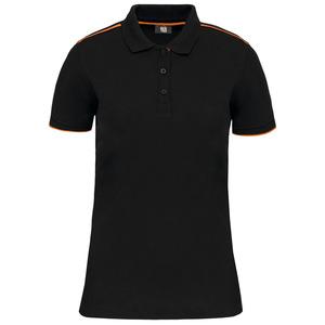 WK. Designed To Work WK271 - Ladies short-sleeved contrasting DayToDay polo shirt