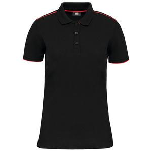 WK. Designed To Work WK271 - Ladies short-sleeved contrasting DayToDay polo shirt