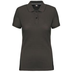 WK. Designed To Work WK275 - Ladies' short-sleeved polo shirt Dark Grey