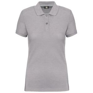 WK. Designed To Work WK275 - Ladies' short-sleeved polo shirt Oxford Grey