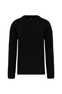WK. Designed To Work WK4001 - Set-in sleeve sweatshirt Black