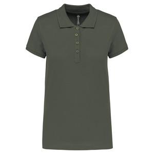 Kariban K255 - Ladies’ short-sleeved piqué polo shirt Dark Khaki