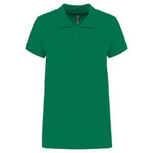 Kariban K255 - Ladies’ short-sleeved piqué polo shirt Kelly Green