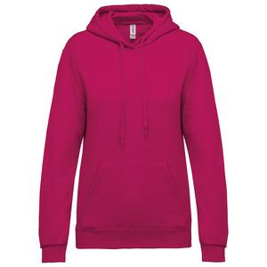 Kariban K473 - Ladies’ hooded sweatshirt Fuchsia