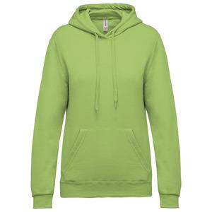 Kariban K473 - Ladies’ hooded sweatshirt Lime