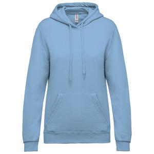 Kariban K473 - Ladies’ hooded sweatshirt Sky Blue