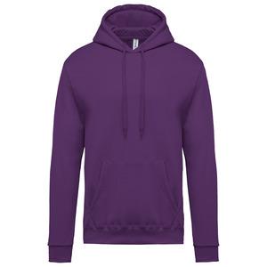Kariban K476 - Men’s hooded sweatshirt Purple