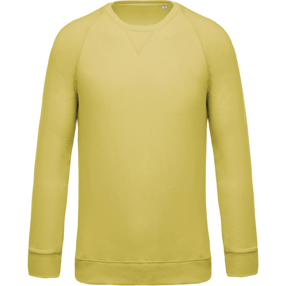 Kariban K480 - Men's organic cotton crew neck raglan sleeve sweatshirt