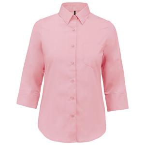 Kariban K558 - Ladies' 3/4 sleeve shirt Pale Pink