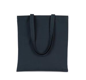 Kimood KI0250 - Cotton canvas shopper bag Navy