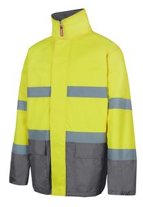 Velilla 306002 - HV TWO-TONE PARKA GREY/HI-VIS YELLOW