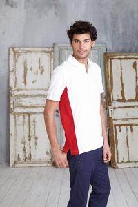 Kariban K232 - FLAG - SHORT SLEEVE BI-COLOUR POLO SHIRT